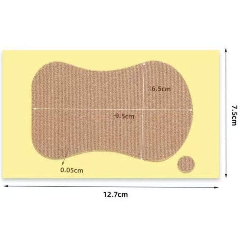 Disposable Underarm Sweat Pads, Unisex Armpit Sweat-Absorbing Patches for Sports, 5 Pairs (10 Pads)