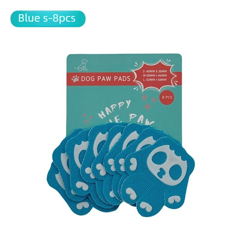 Dog Paw Stickers - Blue - Size S - 8PCS