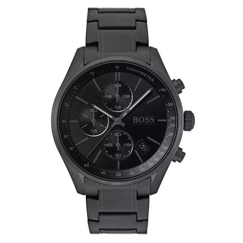 Hugo Boss 1513676 Men's Grand Prix Black Chronograph Quartz Watch