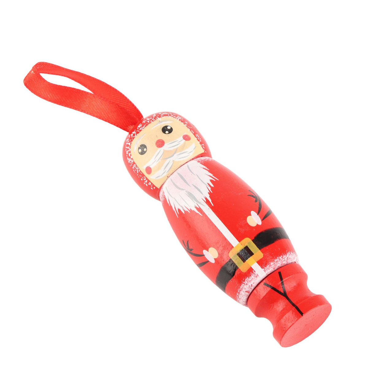 Santa Claus Pendant Funny Santa Ornament Christmas Tree Wooden Fun Crafts Decoration