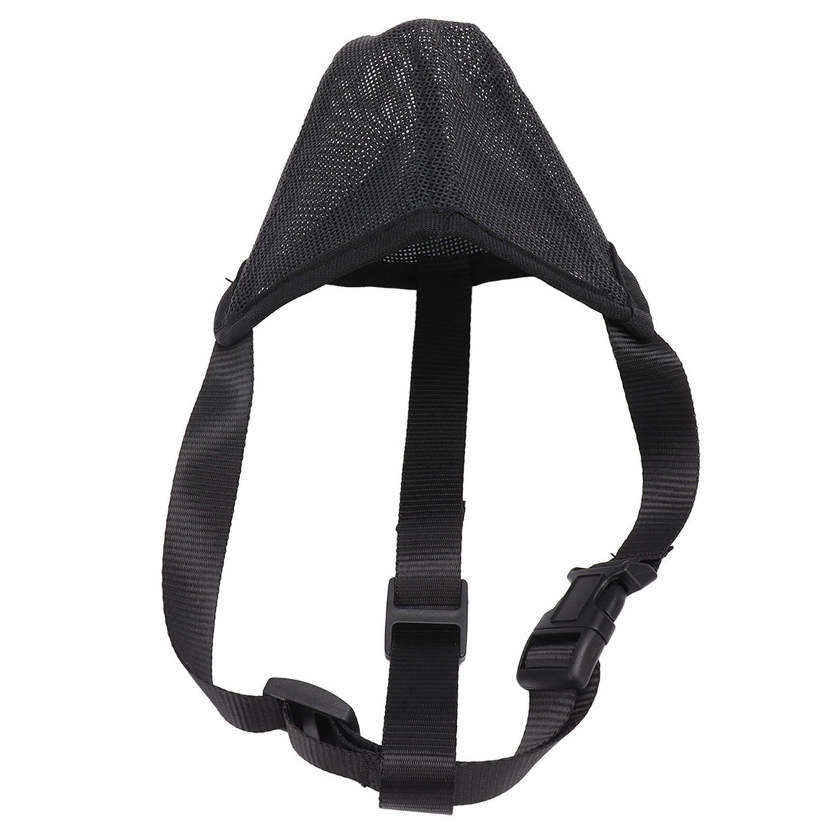 Dog Muzzle Soft Mesh Poisoned Bait Protection Pet Mouth Cover with Adjustable Straps for Small Medium Large Dogs 13x16cm / 5.1x6.3in