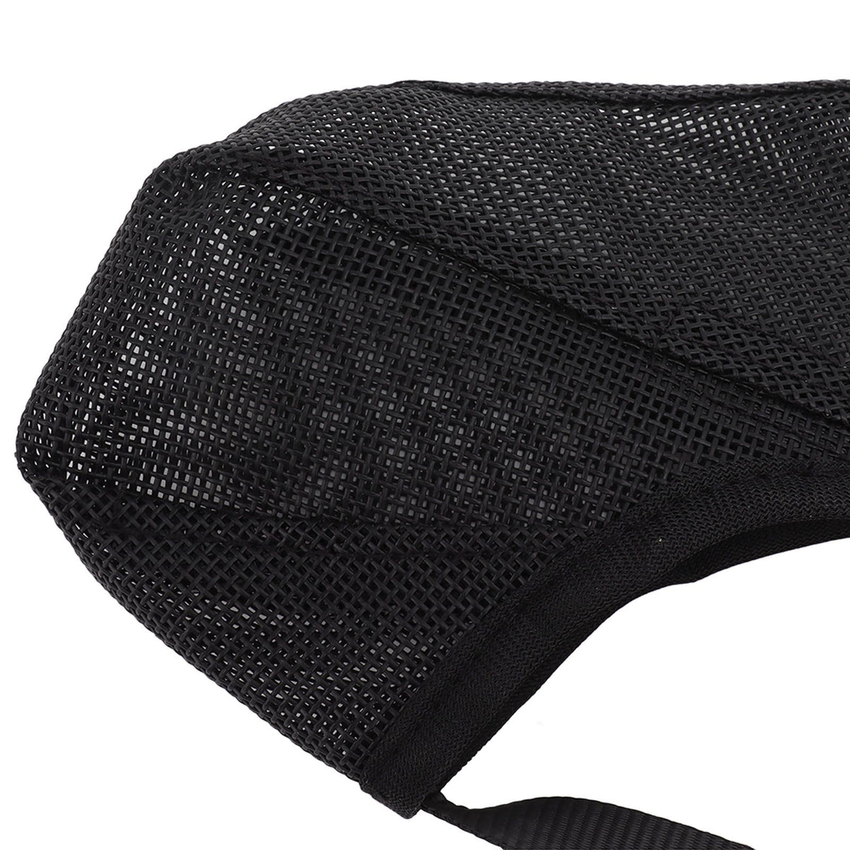 Dog Muzzle Soft Mesh Poisoned Bait Protection Pet Mouth Cover with Adjustable Straps for Small Medium Large Dogs 13x16cm / 5.1x6.3in