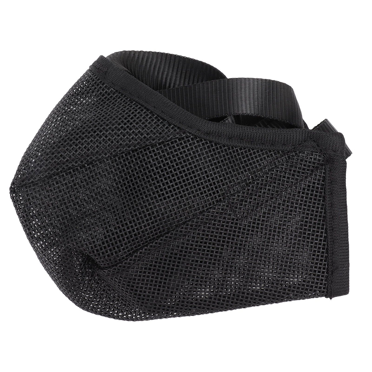 Dog Muzzle Soft Mesh Poisoned Bait Protection Pet Mouth Cover with Adjustable Straps for Small Medium Large Dogs 13x16cm / 5.1x6.3in