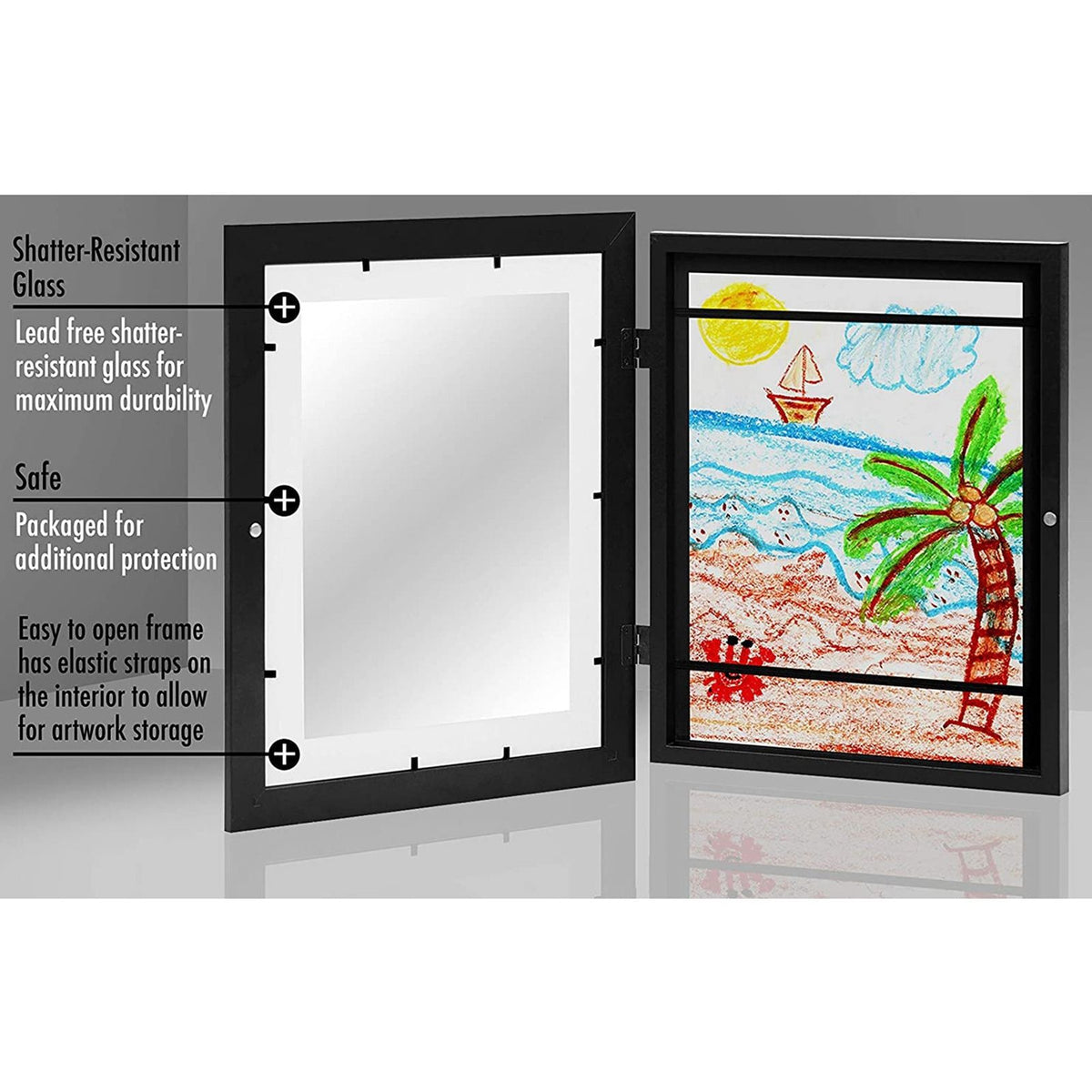 Children's Art Wooden Frame Photo Frame Decorative Photo Frame Kids Art Frames