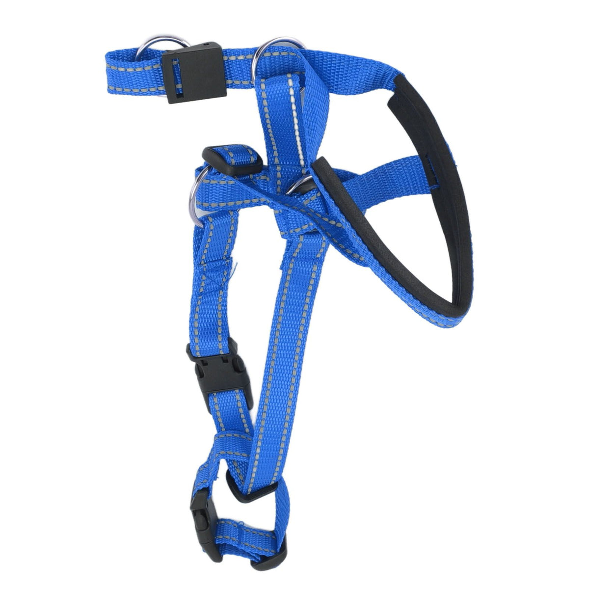 Dog Head Collar Breathable Dog Head Harness Dog Mouth Cover with Adjustable Strap for Outdoor Blue XL