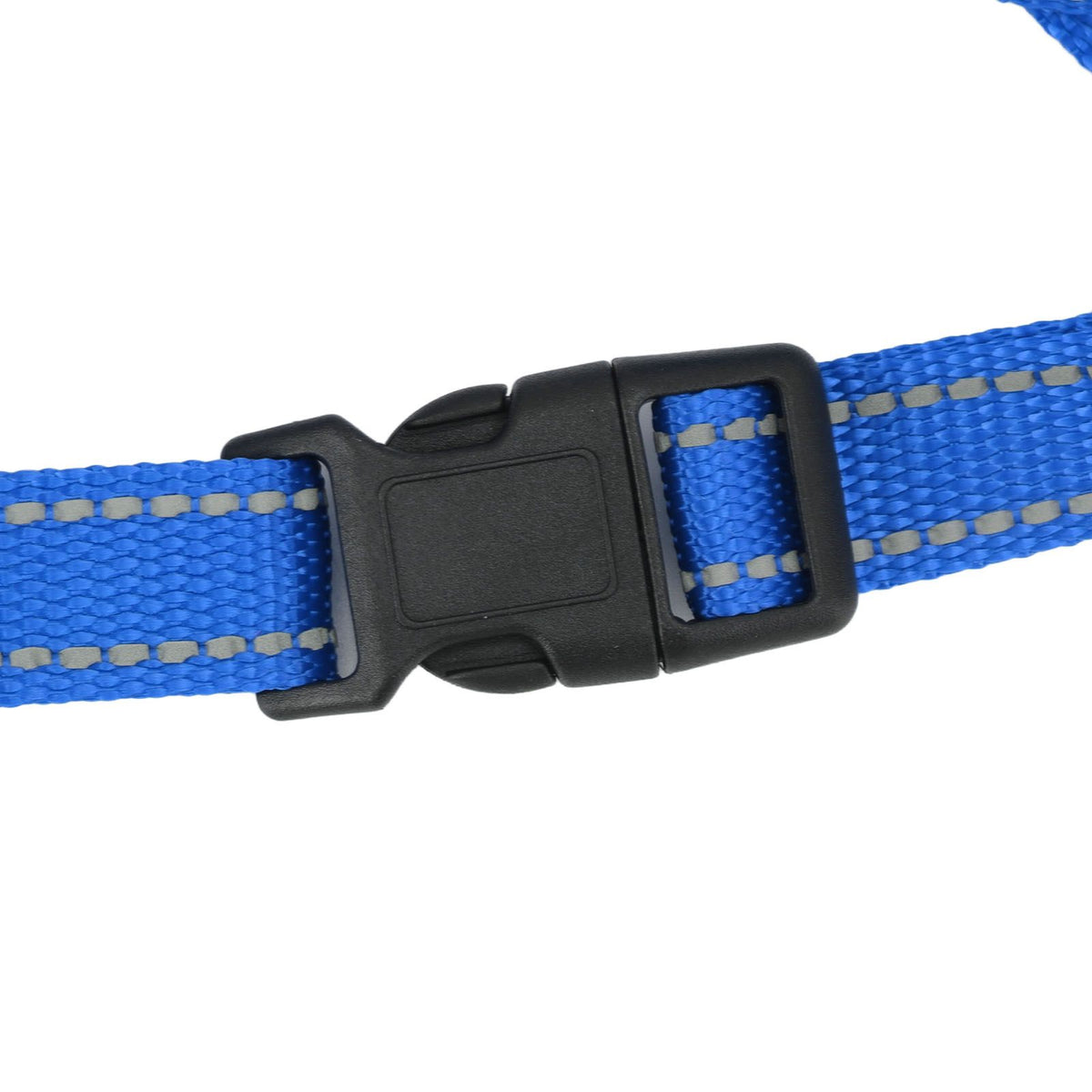 Dog Head Collar Breathable Dog Head Harness Dog Mouth Cover with Adjustable Strap for Outdoor Blue XL