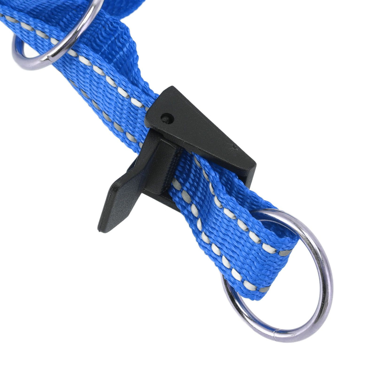 Dog Head Collar Breathable Dog Head Harness Dog Mouth Cover with Adjustable Strap for Outdoor Blue XL