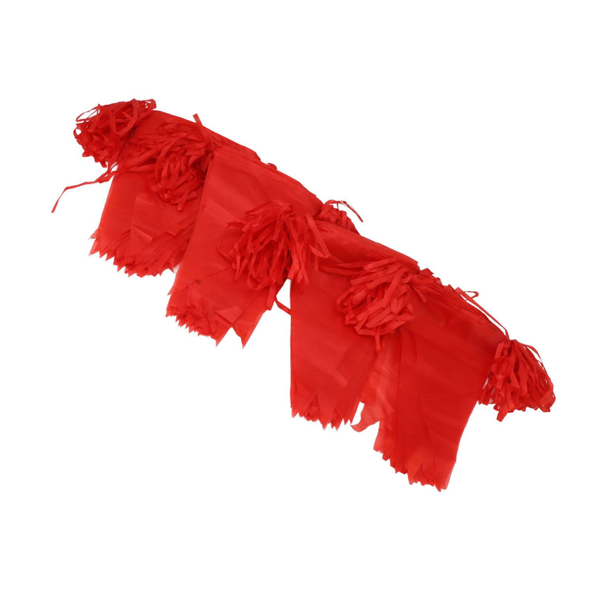 2 Bag Party Banner Triangle Shape Anti Fade Decorative Pennants Flag for Party Decoration 200m Red Rope Red Flag 2 Bag