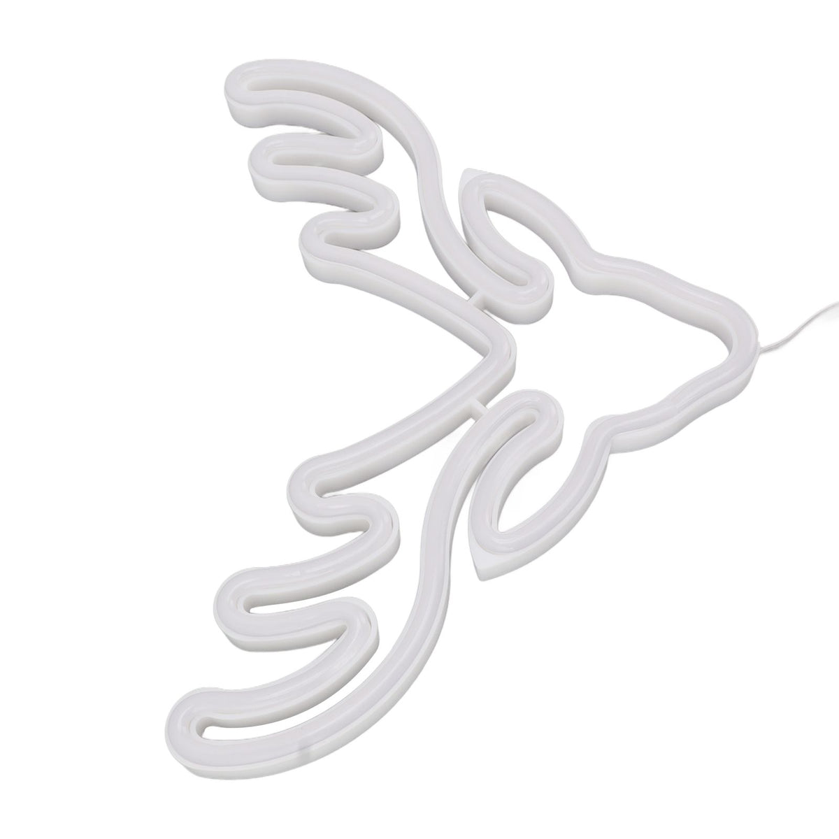 Neon Light LED Sign USB Battery Powered Christmas Holiday Bedroom Wall Decor Ornaments Warm Light