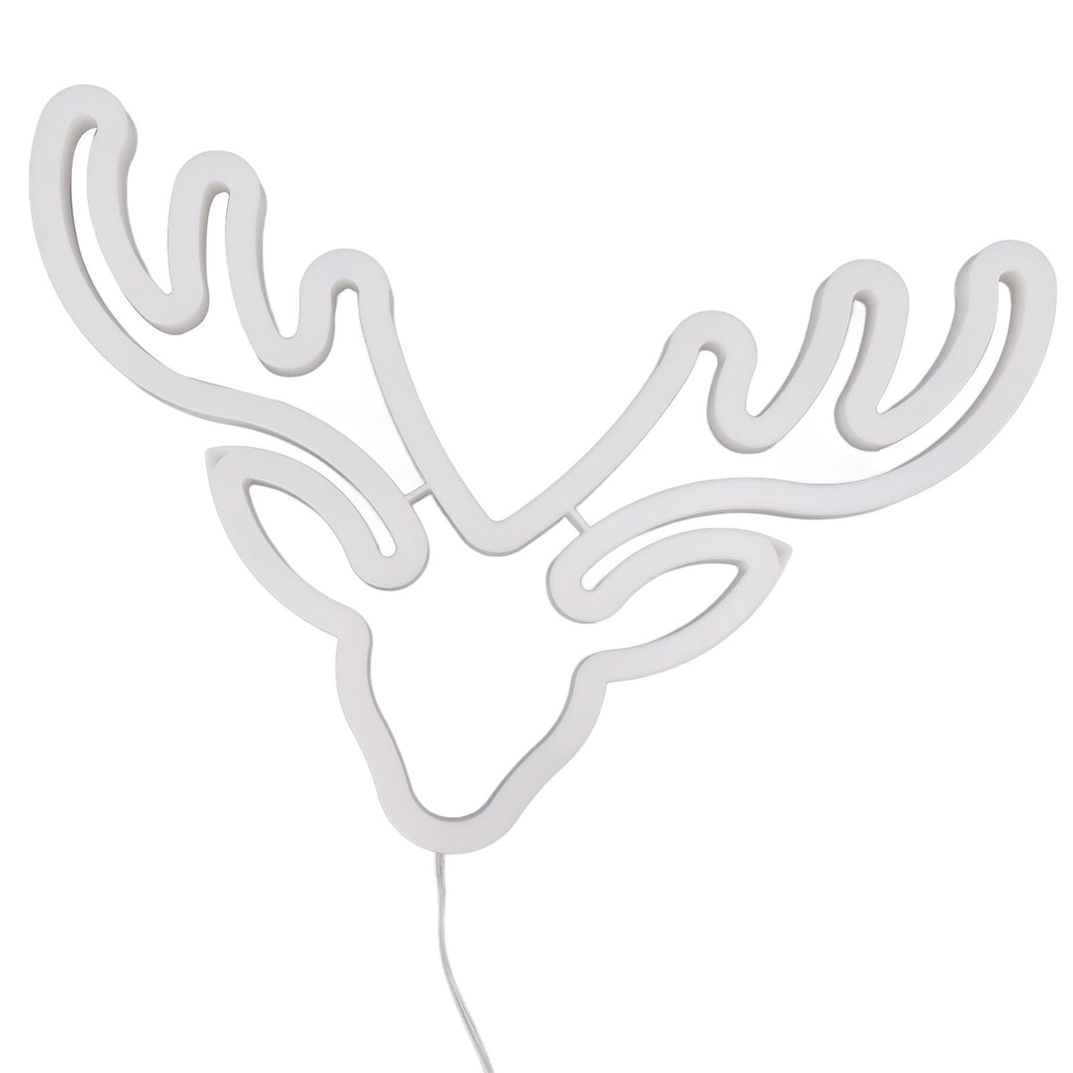 Neon Light LED Sign USB Battery Powered Christmas Holiday Bedroom Wall Decor Ornaments Warm Light