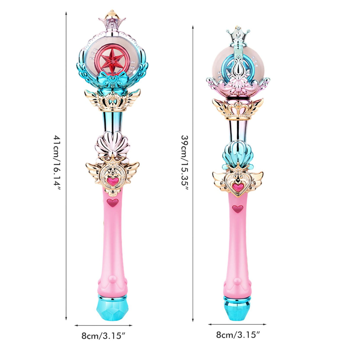 Luminous Fairy Wand Stick Princess Lighting Sticks Cute Mini Toy Christmas New Year Birthday Gift