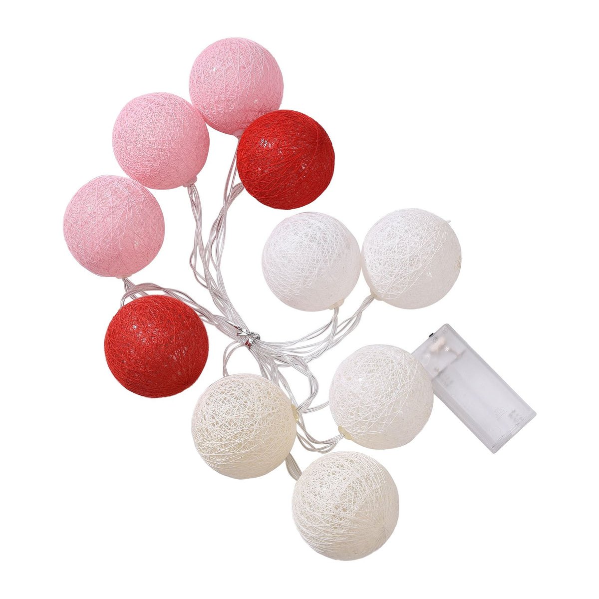 Led Round Ball Colored Lights String Christmas Remote Control Lights Bedroom Decorative Lights String