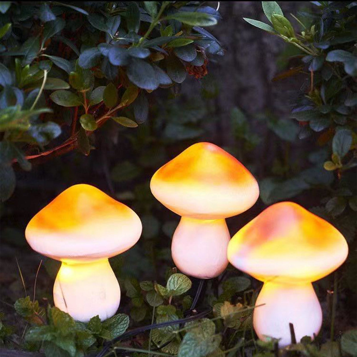 Lawn Garden Mushroom Lights LED Mushroom Lights String Outdoor Decorative Lights