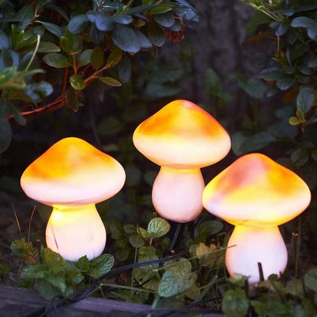 Lawn Garden Mushroom Lights LED Mushroom Lights String Outdoor Decorative Lights