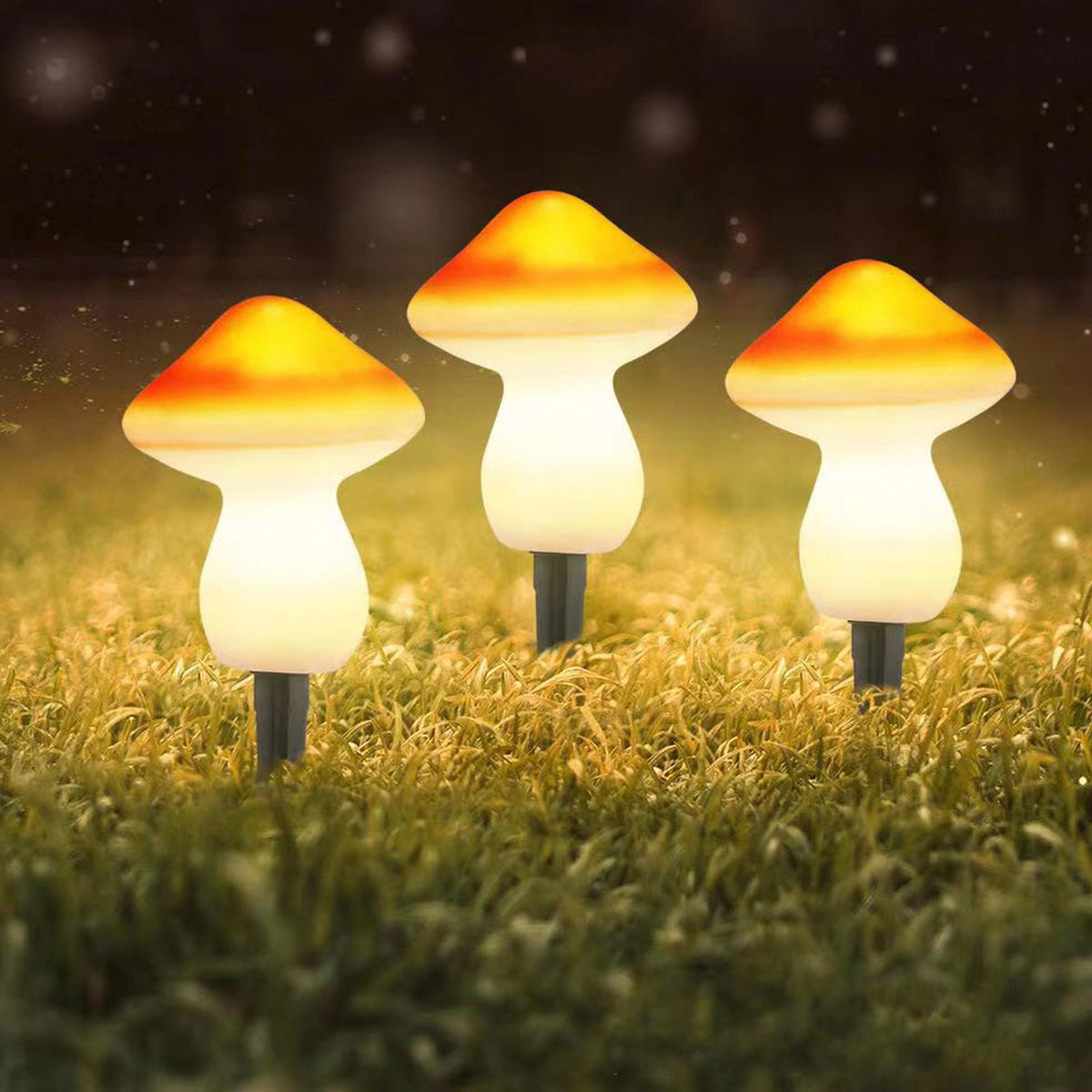 Lawn Garden Mushroom Lights LED Mushroom Lights String Outdoor Decorative Lights