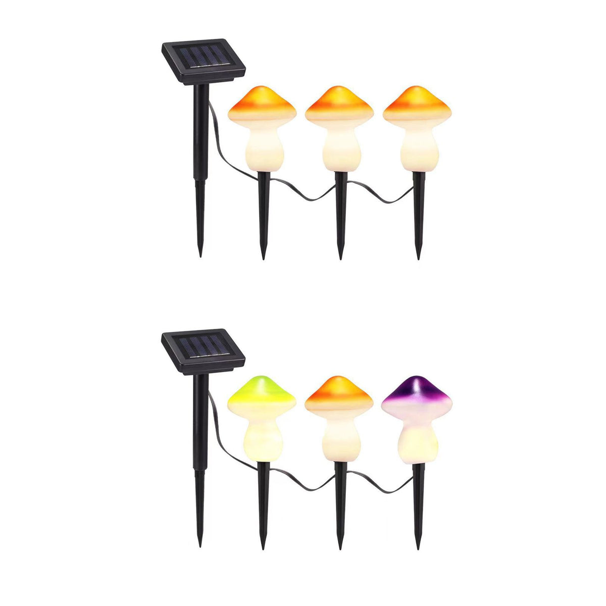 Lawn Garden Mushroom Lights LED Mushroom Lights String Outdoor Decorative Lights