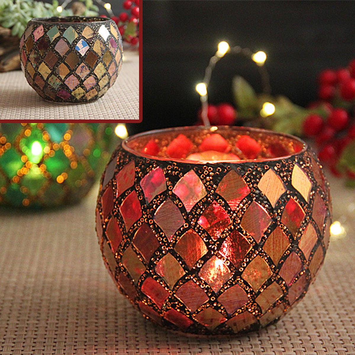 Glass Candle Holder DIY Incense Candle Cup Succulent Flower Pot Pen Holder For Wedding Parties Home Decor
