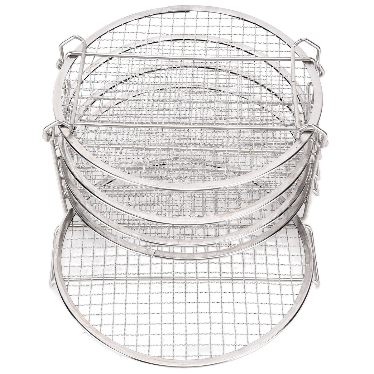 Stackable Dehydrator Rack Stainless Steel Drying Rack with Anti Scalding Gloves Fit for Ninja Foodi Fryer