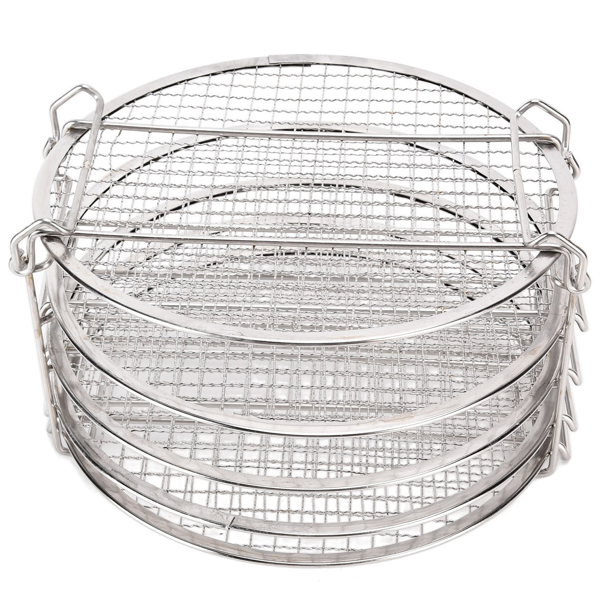 Stackable Dehydrator Rack Stainless Steel Drying Rack with Anti Scalding Gloves Fit for Ninja Foodi Fryer