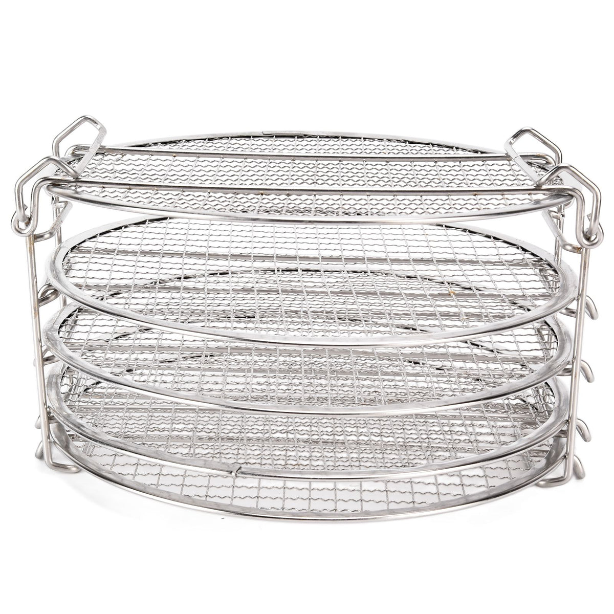 Stackable Dehydrator Rack Stainless Steel Drying Rack with Anti Scalding Gloves Fit for Ninja Foodi Fryer
