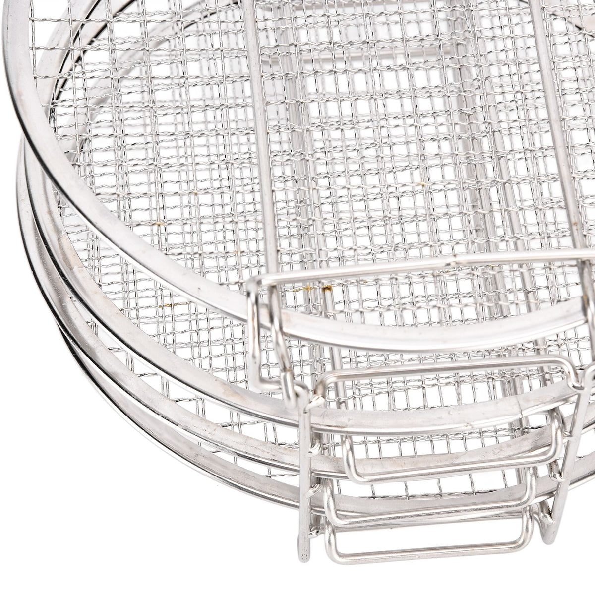 Stackable Dehydrator Rack Stainless Steel Drying Rack with Anti Scalding Gloves Fit for Ninja Foodi Fryer
