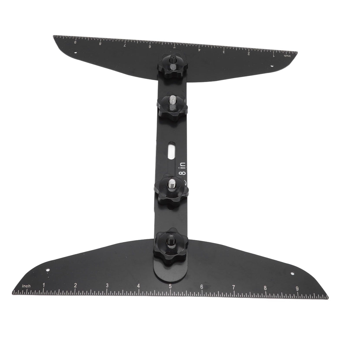 Stair Treads Gauge Stainless Steel 8in 12in 16in Corrosion Resistant High Accuracy Easy Operation Stair Measuring Tool Black Set