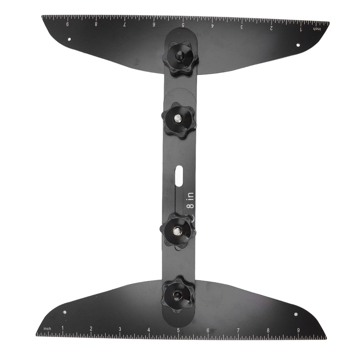 Stair Treads Gauge Stainless Steel 8in 12in 16in Corrosion Resistant High Accuracy Easy Operation Stair Measuring Tool Black Set