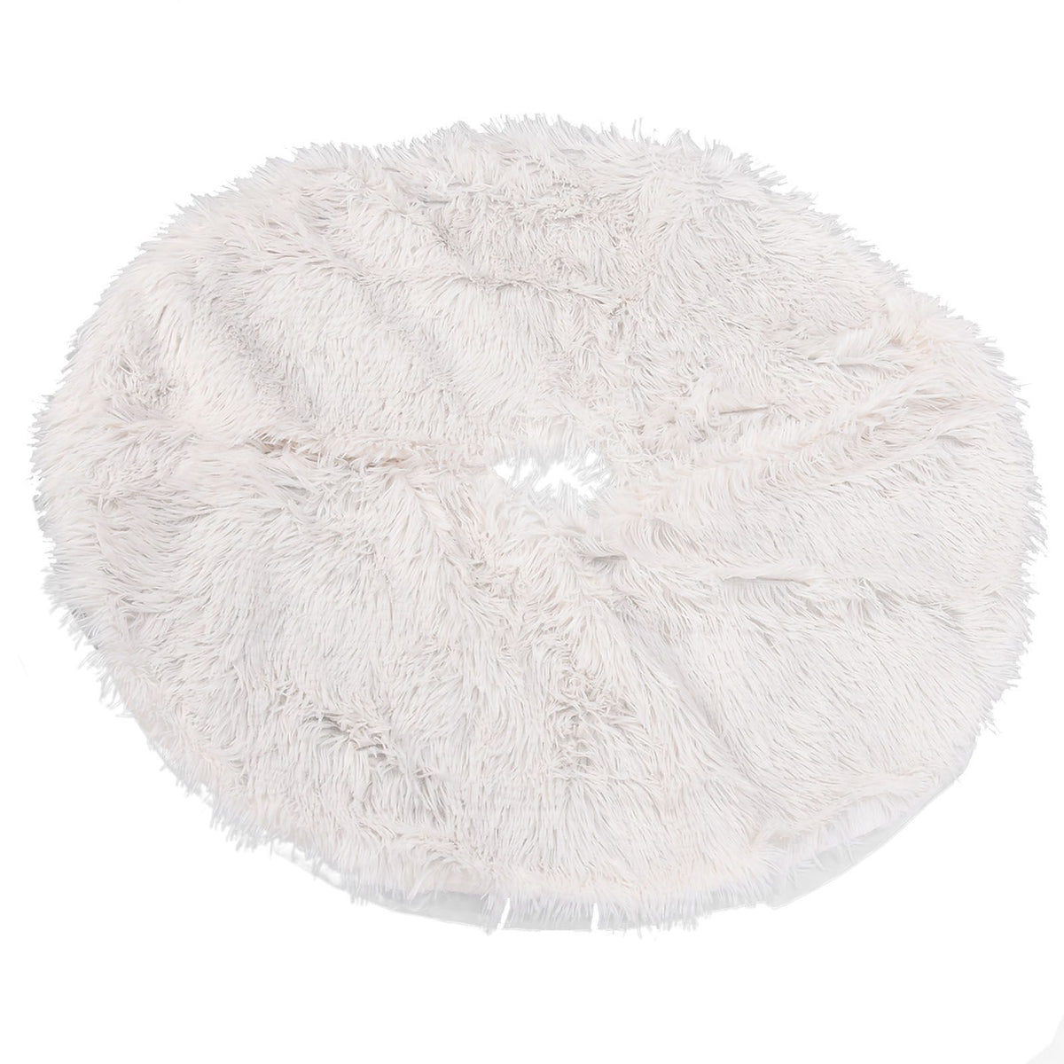 Christmas Tree Skirt Floor Mat Base Cover Round Carpet for Xmas New Year Party Holiday Home DecorationL 120CM