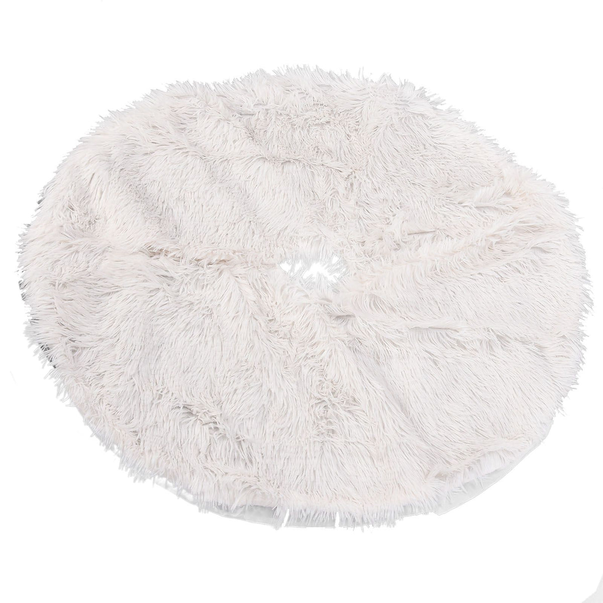 Christmas Tree Skirt Floor Mat Base Cover Round Carpet for Xmas New Year Party Holiday Home DecorationL 120CM