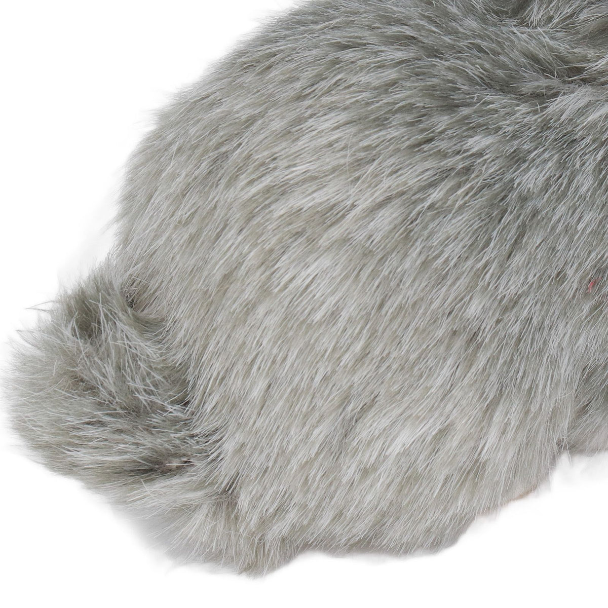 Miniature Plush Rabbits Plastic Plush Material Soft Comfortable Durable Rabbits Stuffed Doll for Table DecorationGrey
