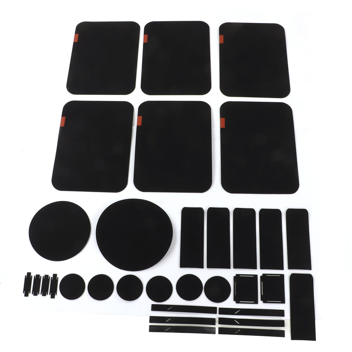 27Pcs Felt Placemat Anti Scratch Insulated Anti Slip Felt Table Mats Set for Home Dining Room Kitchen Hotel