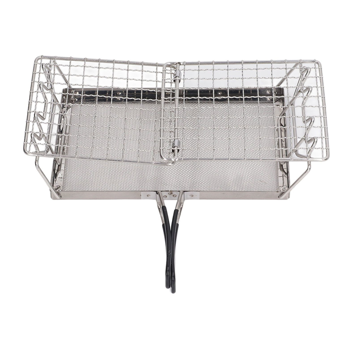 Camping Stove Toaster Foldable Portable Stable Structure Stainless Steel Outdoor Stovetop Toaster for Picnic