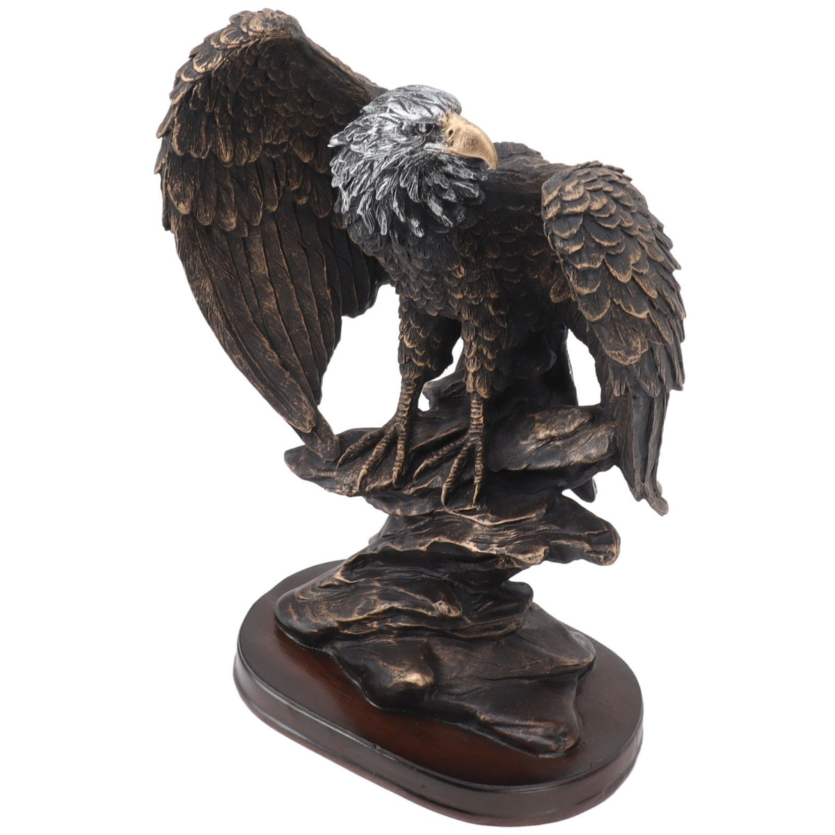 Eagle Statue Resin Vivid Ingenious Durable Decorative Vintage Eagle Figurine for Office