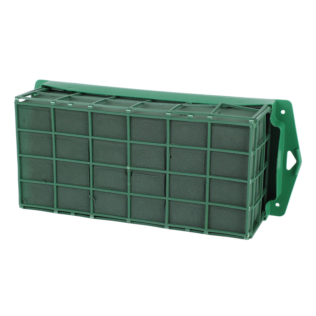 Floral Foam Cage Rectangle Flower Cage Holder Floral Foam with Holder Grid for Fresh Flowers Wedding Party Decoration