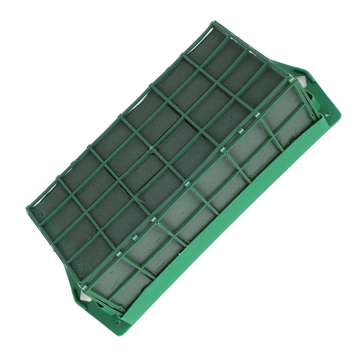 Floral Foam Cage Rectangle Flower Cage Holder Floral Foam with Holder Grid for Fresh Flowers Wedding Party Decoration