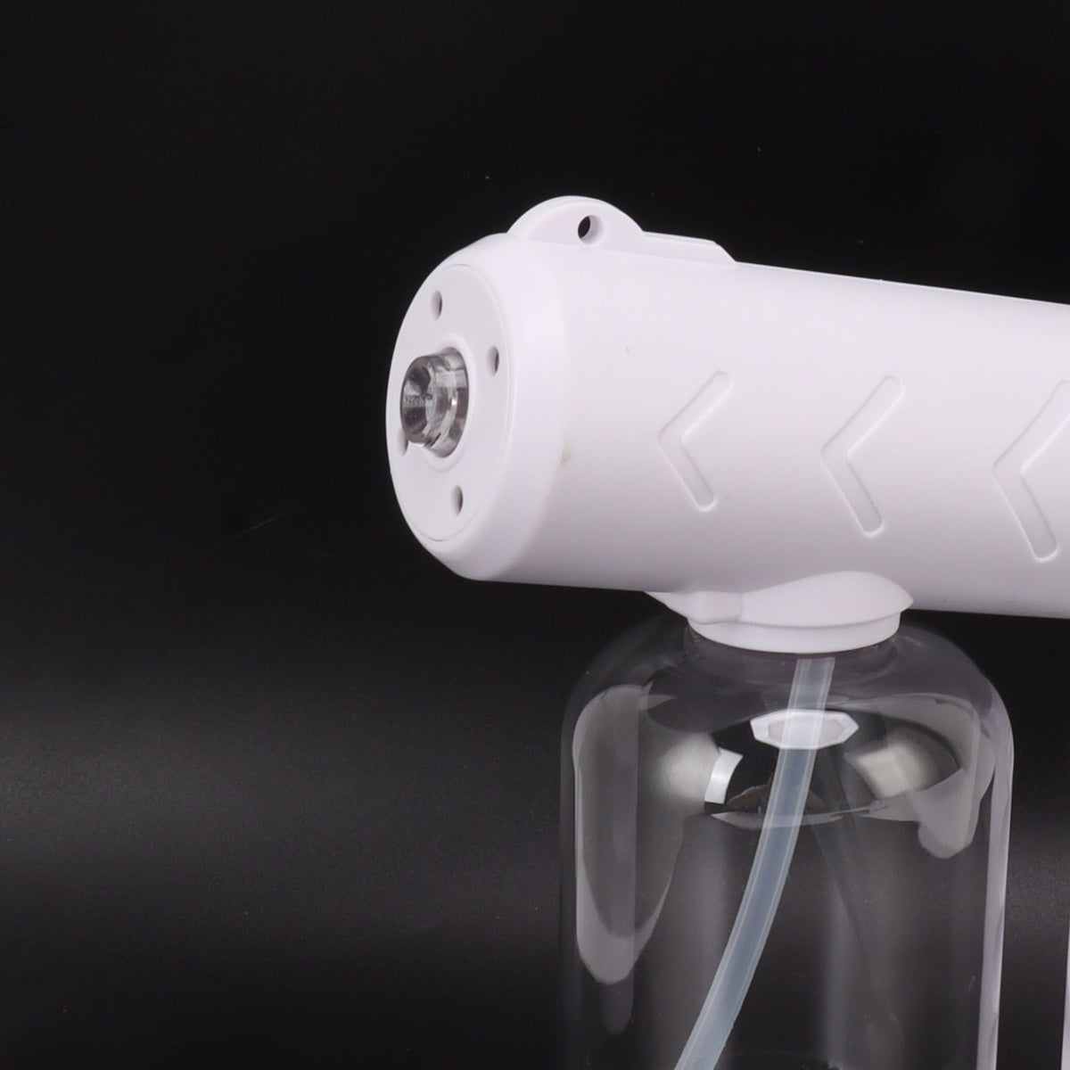 Nano Cleaning Sprayer Rechargeable Blue Light Portable Handheld Alcohol Atomizer for Home Garden School 380ml White