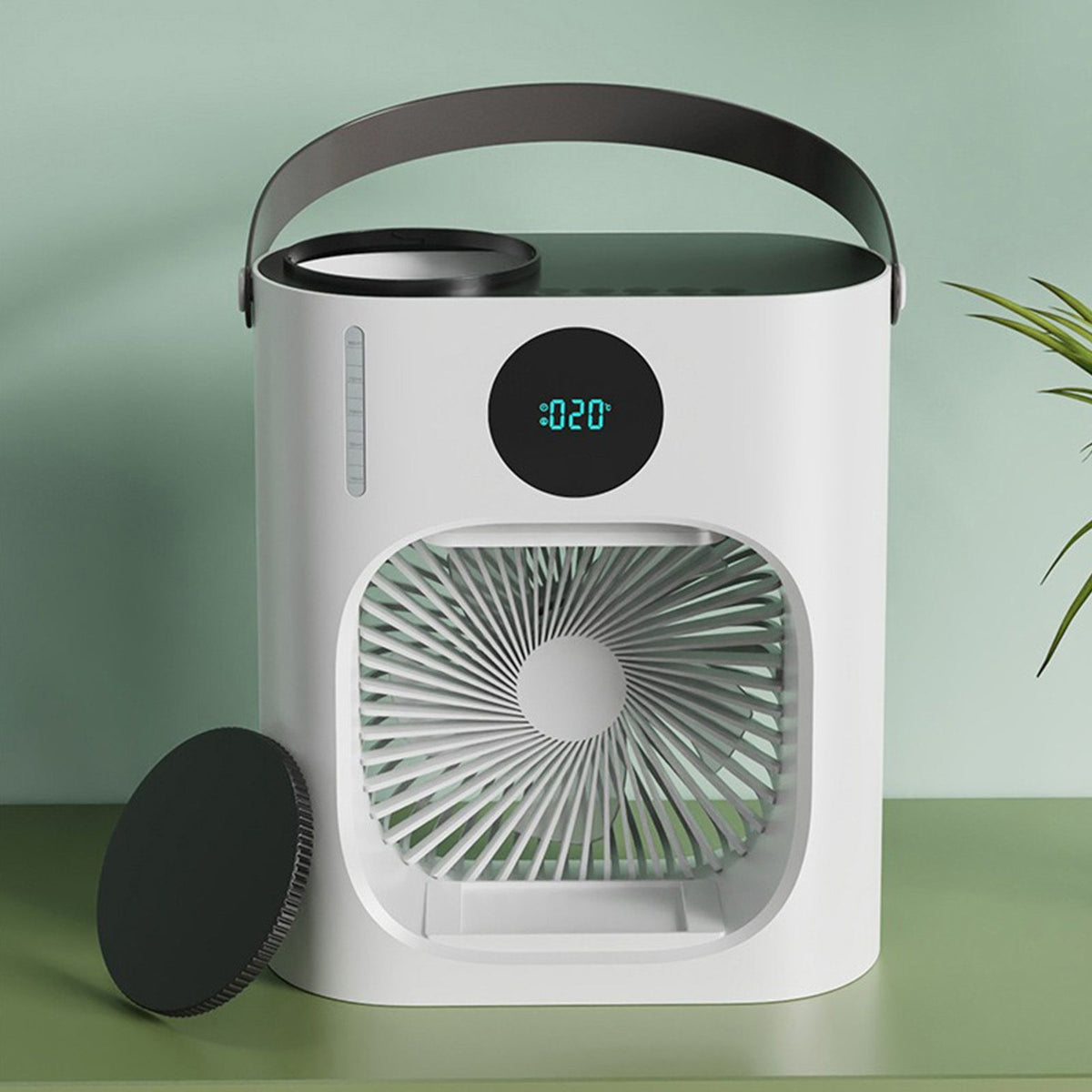 Mini Air Conditioner 900ML 3 Speeds Low Noise Cooling Humidifying USB Portable Air Cooler