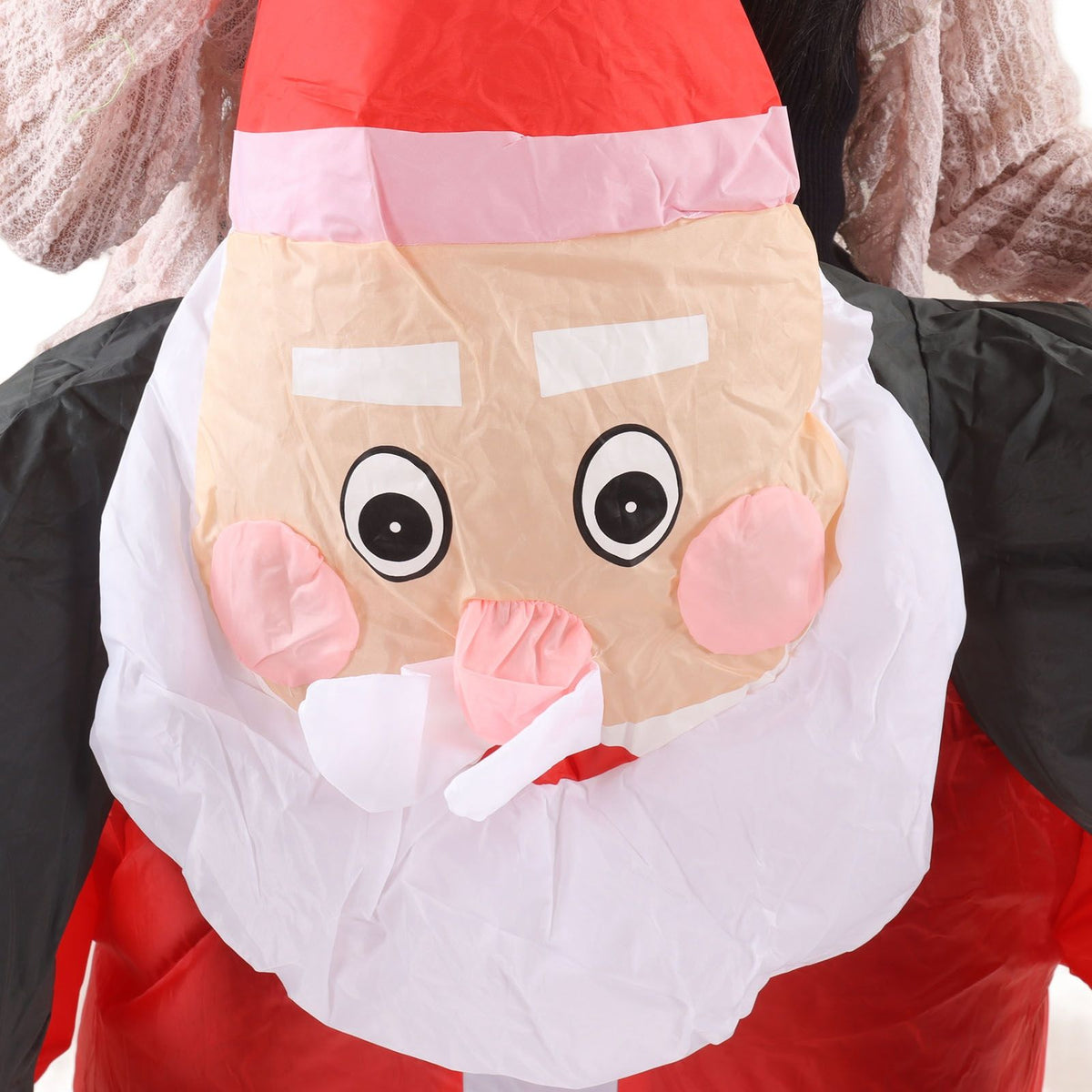 Santa Costume Funny Father Christmas Riding Inflatable Show Party Cosplay Role Playing Props Adult(150-190cm)