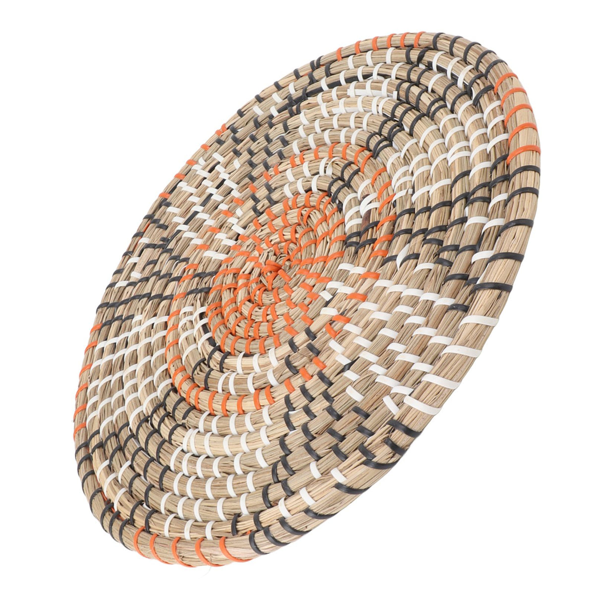 Grass Woven Placemats Nordic Style Innovative Round Placemats for Dining Table Home Decor Wall Decor 30cm/11.8in