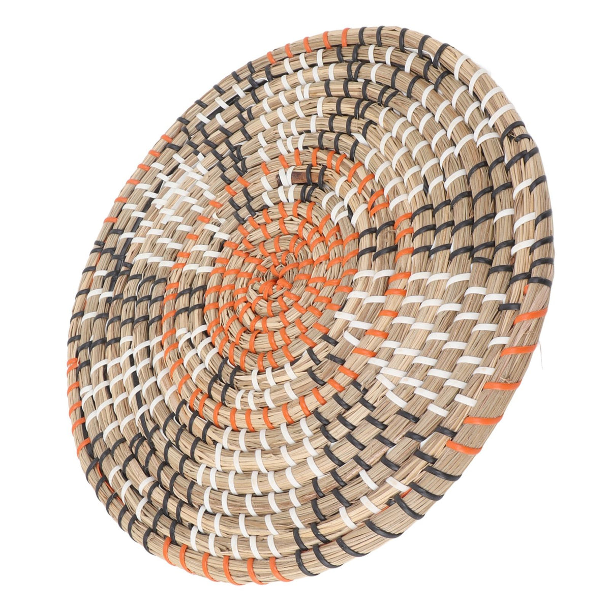Grass Woven Placemats Nordic Style Innovative Round Placemats for Dining Table Home Decor Wall Decor 30cm/11.8in