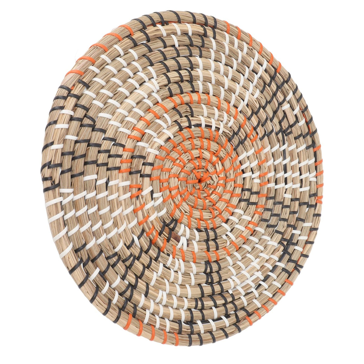 Grass Woven Placemats Nordic Style Innovative Round Placemats for Dining Table Home Decor Wall Decor 30cm/11.8in