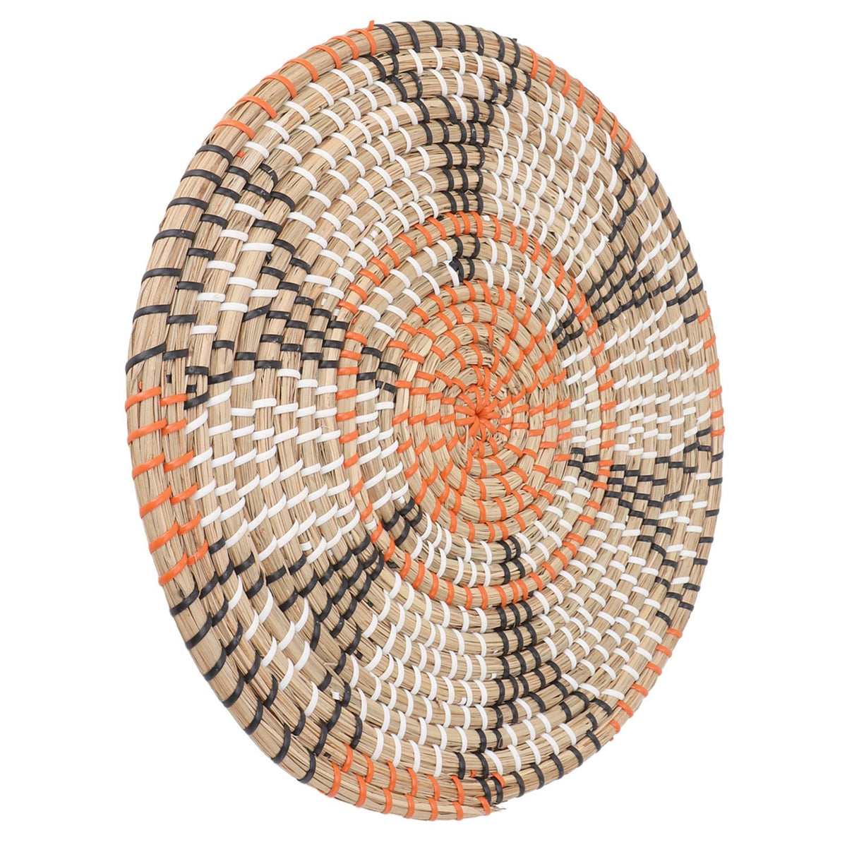 Grass Woven Placemats Nordic Style Innovative Round Placemats for Dining Table Home Decor Wall Decor 34cm/13.4in
