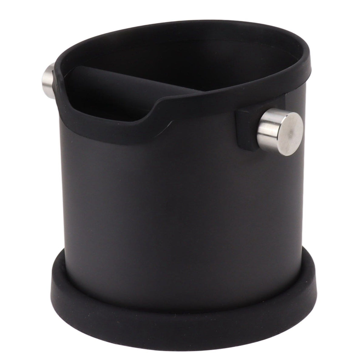 Semi Automatic Coffee Knock Box Stainless Steel Silicone Coffee Grounds Container Dump Bin