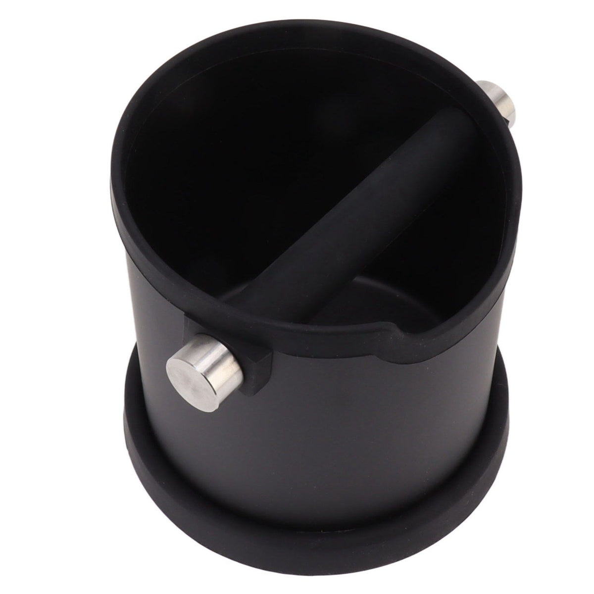 Semi Automatic Coffee Knock Box Stainless Steel Silicone Coffee Grounds Container Dump Bin