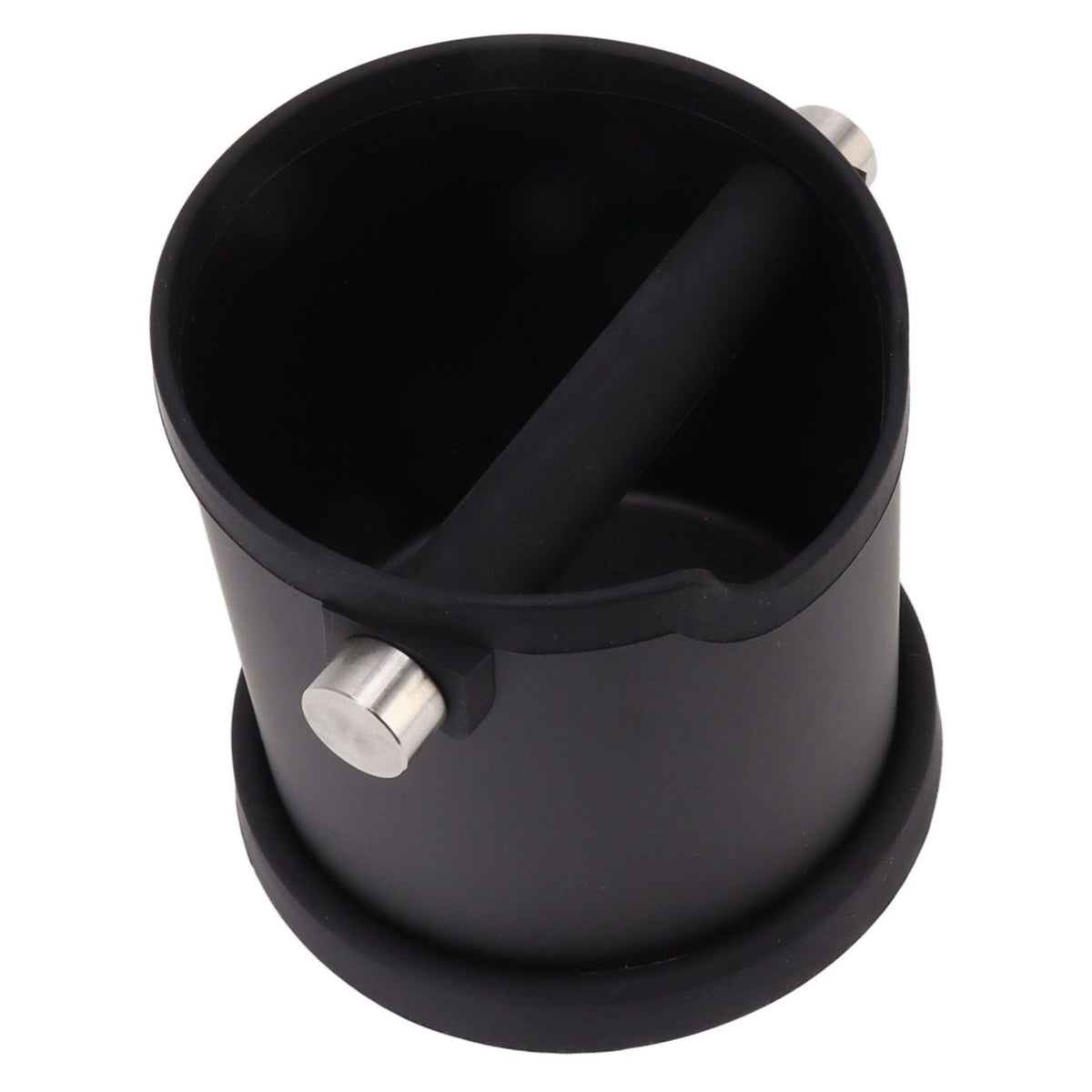 Semi Automatic Coffee Knock Box Stainless Steel Silicone Coffee Grounds Container Dump Bin