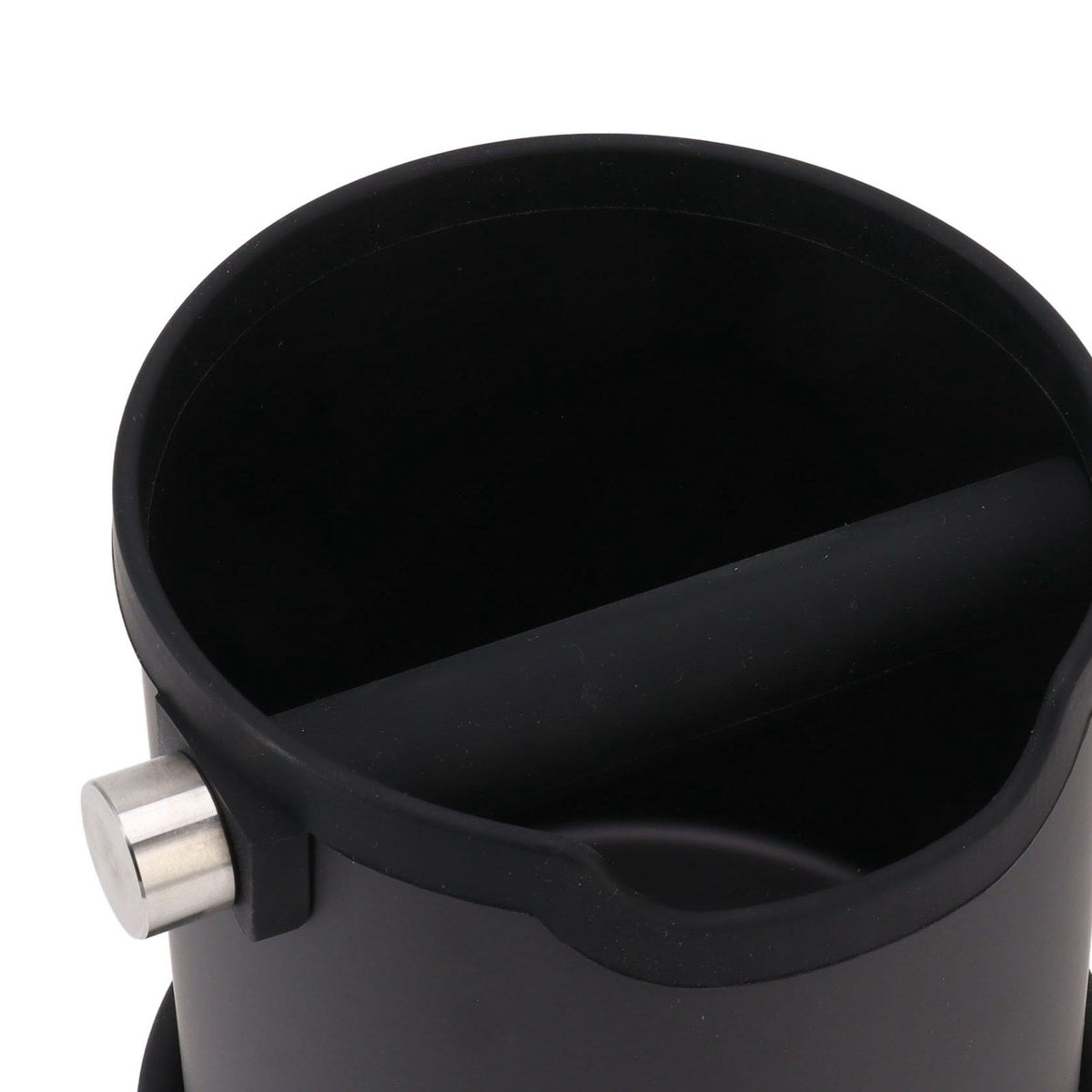 Semi Automatic Coffee Knock Box Stainless Steel Silicone Coffee Grounds Container Dump Bin