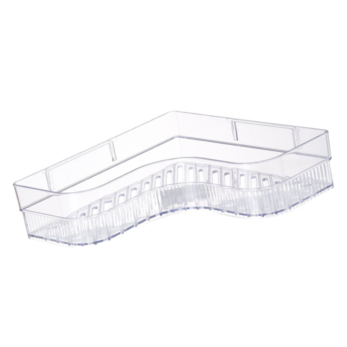 Shower Corner Shelf Plastic Corner Shower Caddy Wall Mounted Shower Organizer for Bathroom Toilet Crystal White