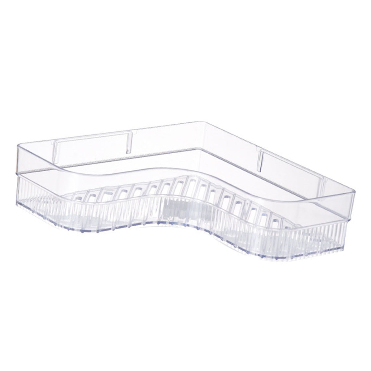 Shower Corner Shelf Plastic Corner Shower Caddy Wall Mounted Shower Organizer for Bathroom Toilet Crystal White