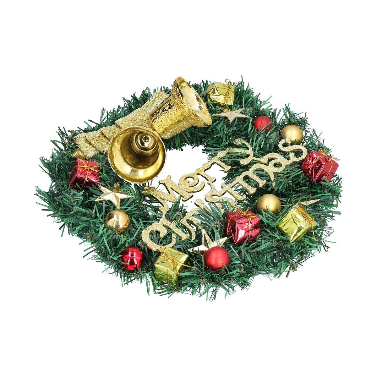 Christmas Wreath Outdoor Lighted Christmas Wreath for Holiday Xmas Party Decorations
