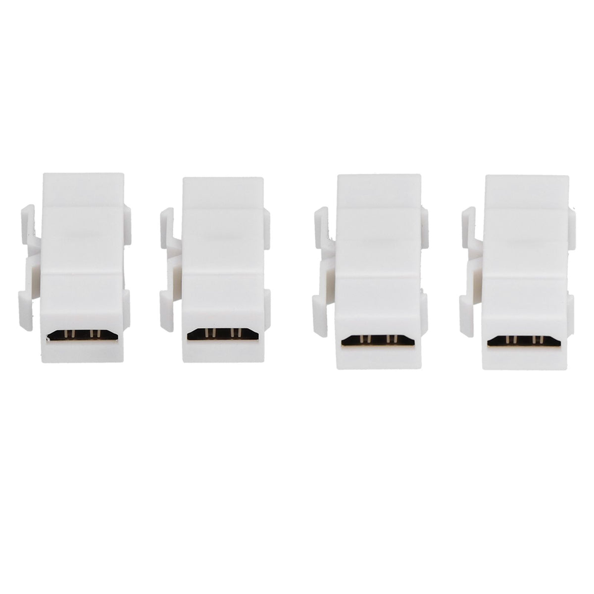 4 HD Multimedia Interface Wall Plate US Standard ABS Outlet Panel for AV Receiver Home Theater System